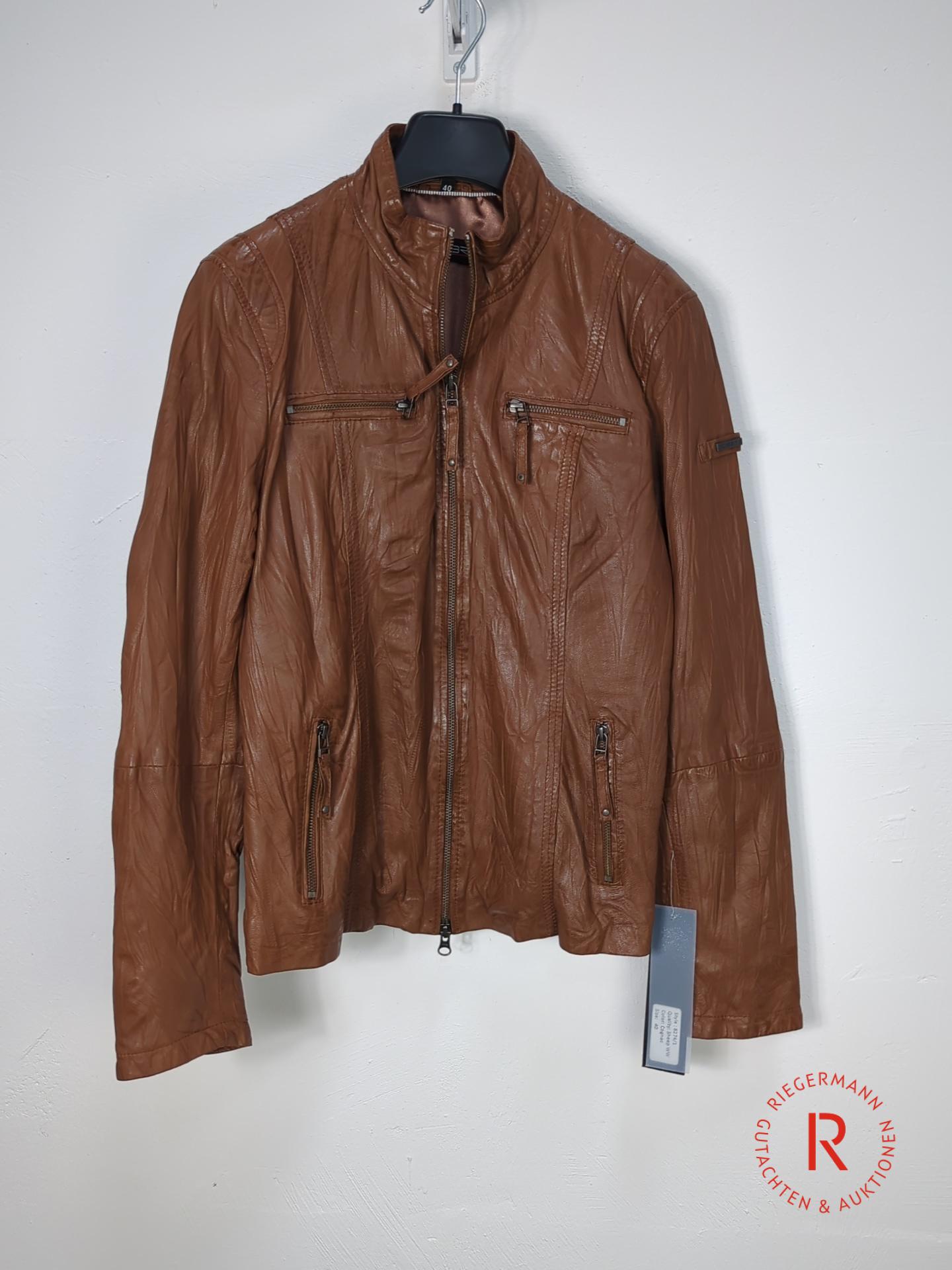 DAMEN LEDERJACKE GRÖSSE 40